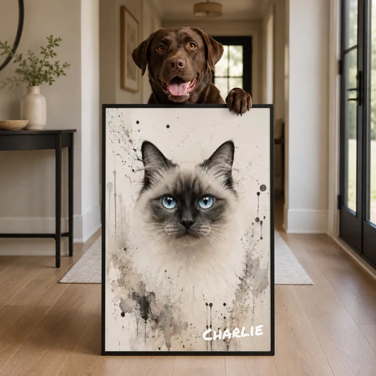 poster hund mockup