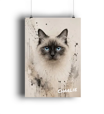 Personalisiertes Haustier Poster – Dein Tier als einzigartiges Kunstwerk