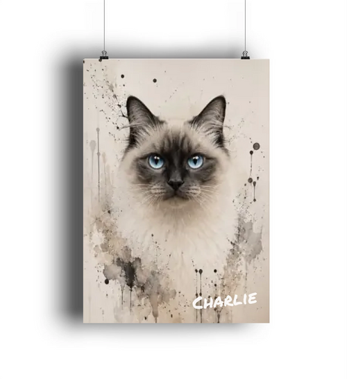 Personalisiertes Haustier Poster – Dein Tier als einzigartiges Kunstwerk
