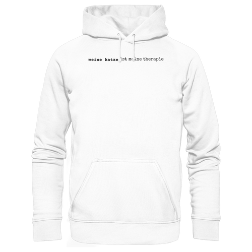 meine katze ist meine therapie - hell - Basic Unisex Hoodie