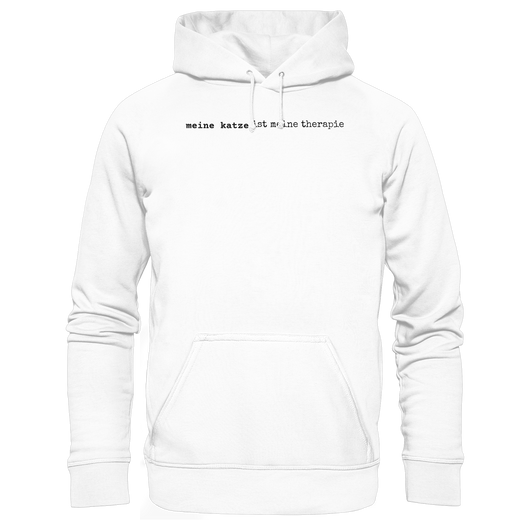 meine katze ist meine therapie - hell - Basic Unisex Hoodie