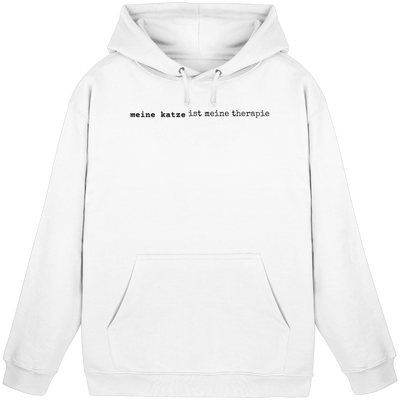 meine katze ist meine therapie - hell - Basic Unisex Hoodie