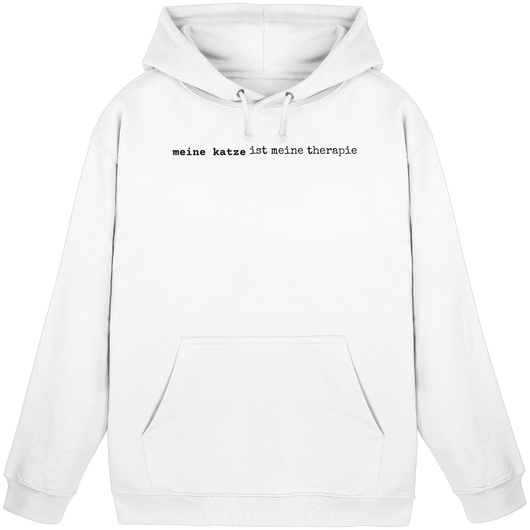 meine katze ist meine therapie - hell - Basic Unisex Hoodie