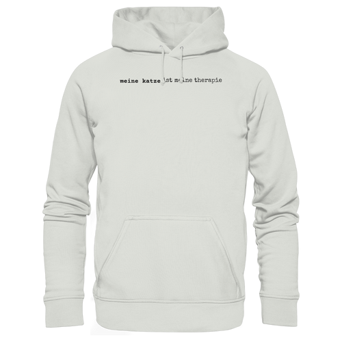 meine katze ist meine therapie - hell - Basic Unisex Hoodie