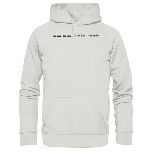 meine katze ist meine therapie - hell - Basic Unisex Hoodie