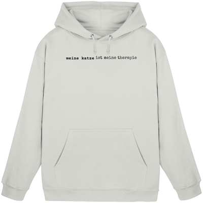 meine katze ist meine therapie - hell - Basic Unisex Hoodie