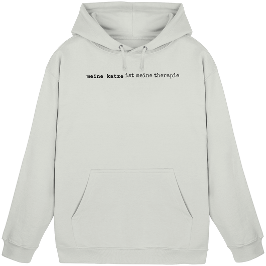 meine katze ist meine therapie - hell - Basic Unisex Hoodie