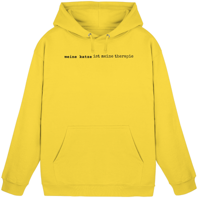 meine katze ist meine therapie - hell - Basic Unisex Hoodie