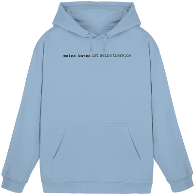 meine katze ist meine therapie - hell - Basic Unisex Hoodie