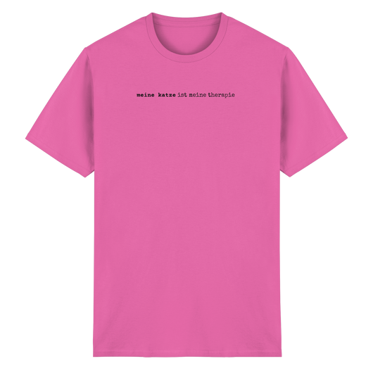 meine katze ist meine therapie - hell- Heavy Cotton T-Shirt