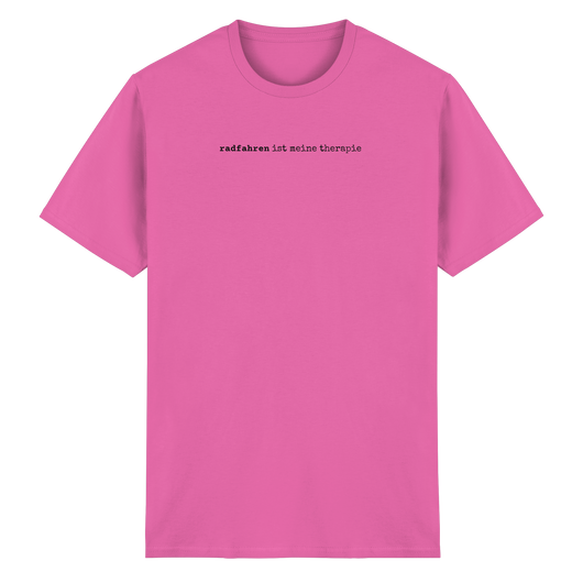 radfahren ist meine therapie – unisex t-shirt