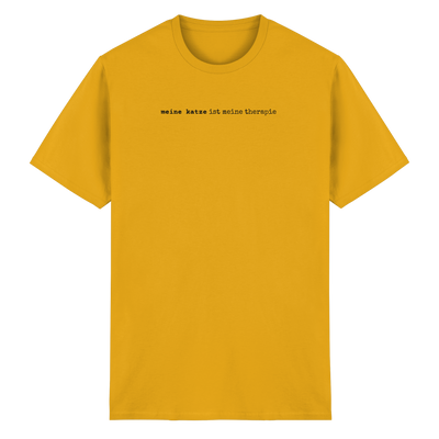 meine katze ist meine therapie - hell- Heavy Cotton T-Shirt