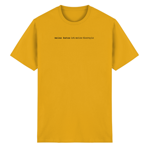 meine katze ist meine therapie - hell- Heavy Cotton T-Shirt