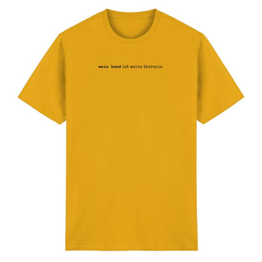 mein hund ist meine therapie – unisex t-shirt