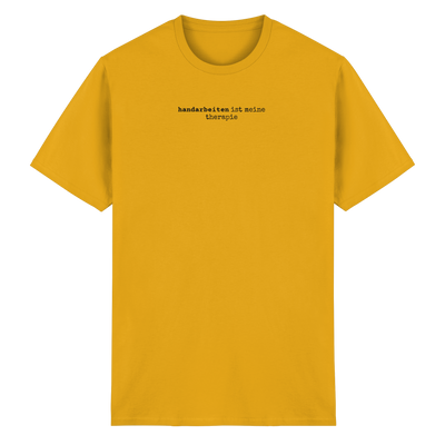 handarbeiten ist meine therapie – unisex t-shirt
