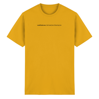 radfahren ist meine therapie – unisex t-shirt