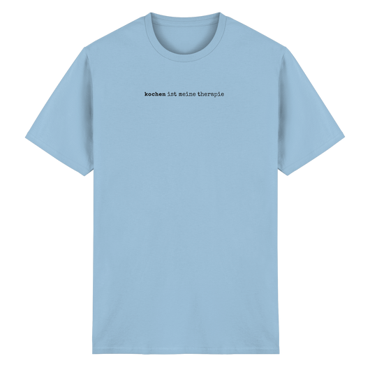 kochen ist meine therapie – unisex t-shirt