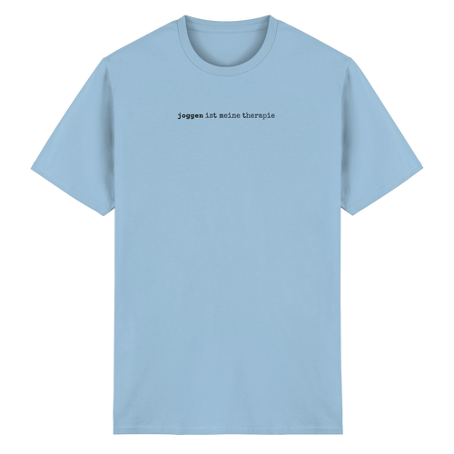 joggen ist meine therapie – unisex t-shirt