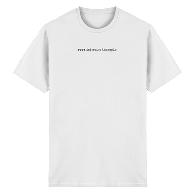 yoga ist meine therapie – unisex t-shirt