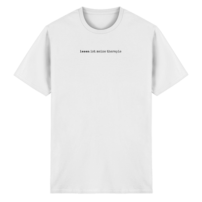lesen ist meine therapie – unisex t-shirt