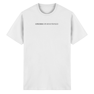 schwimmen ist meine therapie – unisex t-shirt