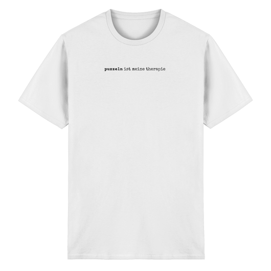 puzzeln ist meine therapie – unisex t-shirt